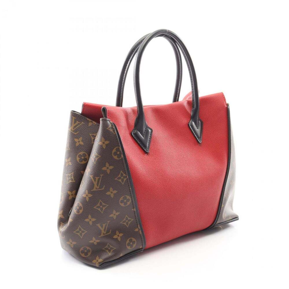 LOUIS VUITTON Authentic Black Monogram Leather Tote Bag - Picture 2 of 9